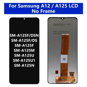 6.5" LCD For Samsung A12 A125 LCD with Frame Touch Screen Digitizer LCD For Samsung SM-A125F A125F/DS Display