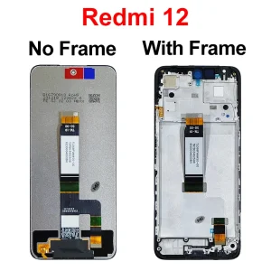 AAA+ IPS For Xiaomi Redmi 12C LCD Poco C55 Display 22120RN86I Touch Screen For Redmi 12 LCD Digitizer Assembly Replacement Parts