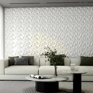 20PCS 3D Wall Panels 30x30cm Indoor Wall Decoration for Living Room Bedroom Hotel Office  Mural Tile-Panel-Mold 3D Wall Sticker