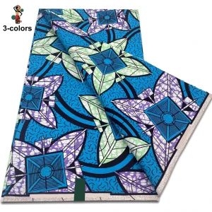 2025 Guaranteed Veritable Original African Wax Print Fabric Real Nigerian 100% Cotton Ankara Wax Fabric Soft Pagne Spuer Batik