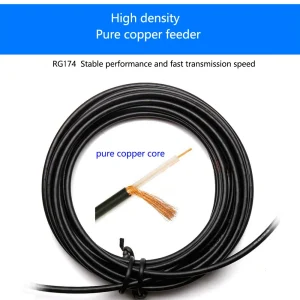 4G LTE Antenna 8dBi Magnetic Base Cellular SMA Antenna Compatible with 4G LTE MiFi Mobile Hotspot Router USB Modem Dongle Adapte