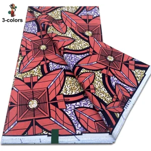 2025 Guaranteed Veritable Original African Wax Print Fabric Real Nigerian 100% Cotton Ankara Wax Fabric Soft Pagne Spuer Batik
