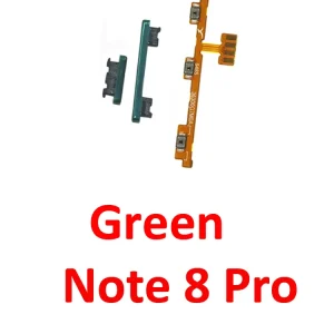 For Xiaomi Redmi Note 8 Pro Phone New Power Volume Button On Off Up Down Key Internal Flex Cable Part For Redmi Note 8 Pro