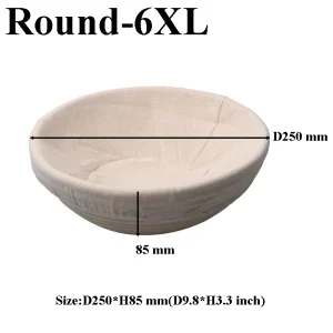 Banneton Natural Rattan Basket Baking Utensils Bread Baskets Bread Proofing Basket With Liner Sourdough Fermentation Tools