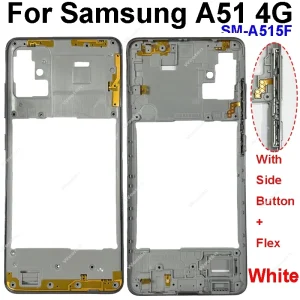Middle Frame For Samsung Galaxy A21S A217 A217F A31 A41 A51 A71 A315 A415 A515 A515 A715 Housing Center Cover With Side Button