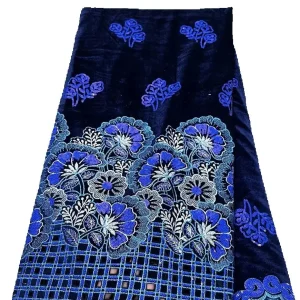 2025 Black African Nigerian velvet lace fabric Sequins Lace Fabric Guipure For Sewing Wedding Party Cloth High Quality Tissu
