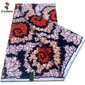 2025 Guaranteed Veritable Original African Wax Print Fabric Real Nigerian 100% Cotton Ankara Wax Fabric Soft Pagne Spuer Batik