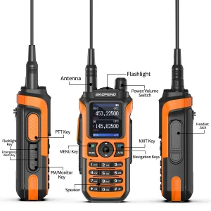 Baofeng UV-21 Pro Wireless Copy Frequency Walkie Talkie Long Range Multi Band Waterproof Type-C Charger Ham Radio UV-5R BF-888S