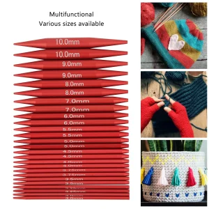Knitting Needles Set Various Sizes Available Detachable Circular Interchangeable Knitting Needles Crochet Kit for Gift
