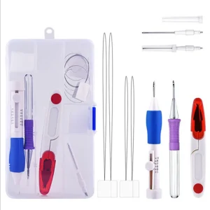Magic DIY Hand Embroidery Pen Patch Knitting Sewing Tool Kit Punch Needle embroidery thread embroidery threads mulina hilos