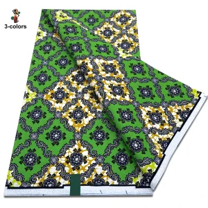 2025 Guaranteed Veritable Original African Wax Print Fabric Real Nigerian 100% Cotton Ankara Wax Fabric Soft Pagne Spuer Batik