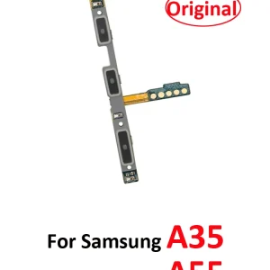 For Samsung Galaxy A05 A05s A15 A25 A35 A55 5G Phone New Power Volume On Off Button Internal Flex Cable Replacement Parts