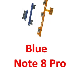 For Xiaomi Redmi Note 8 Pro Phone New Power Volume Button On Off Up Down Key Internal Flex Cable Part For Redmi Note 8 Pro