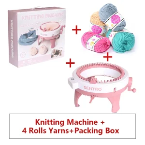 48needle Handmade Knitting Machine Cylinder Wool Loom Scarf Sweater Hat Socks Adult Children Lazy Artifact Christmas Gift
