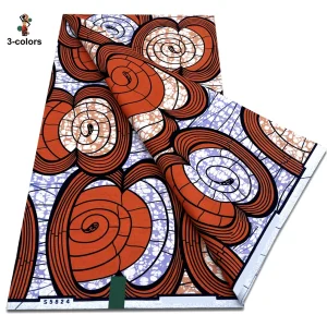 2025 Guaranteed Veritable Original African Wax Print Fabric Real Nigerian 100% Cotton Ankara Wax Fabric Soft Pagne Spuer Batik