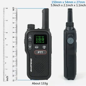 PMR446 BF-T18 Handheld  PMR Walkie Talkie Radio Station Transmitter 1500mAh Wireless Device Long Range Two Way Radios Flashligh