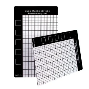 1pc Magnetic Screw Mat Memory Chart Work Pad Working Memory Pad For Little Small Screws Holds Mobile Phone Repair Tool 145×90mm