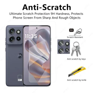 Tempered Glass For Motorola Edge 50 Neo Screen Protector HD Clear Protective Film For Motorola Moto S50 5G Camera Lens Protector
