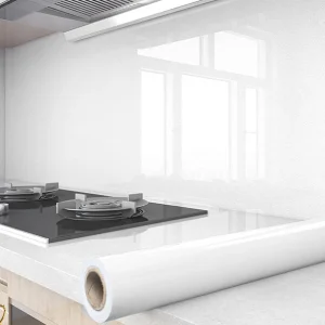 Thick Oil Proof Wall Stickers Waterproof Foil Wallpaper Marble Self Adhesive Removable Contact Paper for Bathroom Decor Kitchen