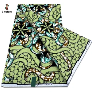 2025 Guaranteed Veritable Original African Wax Print Fabric Real Nigerian 100% Cotton Ankara Wax Fabric Soft Pagne Spuer Batik