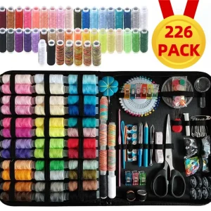 Sewing Kit Complete Handcraft Needle Thread Box Beginners Professionals Fixes DIY Knitting Set Sewing Accessorie Embroidery Tool