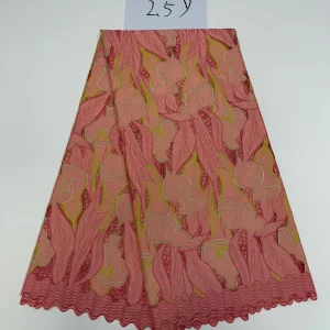 Luxurious Nigerian African Beaded Lace Fabric High Quality Sequins Embroidery African French Lace Fabric For Sewing 2.5 Yards