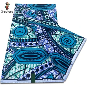 2025 Guaranteed Veritable Original African Wax Print Fabric Real Nigerian 100% Cotton Ankara Wax Fabric Soft Pagne Spuer Batik
