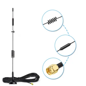 4G LTE Antenna 8dBi Magnetic Base Cellular SMA Antenna Compatible with 4G LTE MiFi Mobile Hotspot Router USB Modem Dongle Adapte
