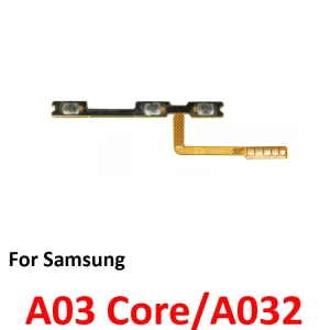 Phone New On Off Power Volume Button Key Flex Cable For Samsung Galaxy A03 Core A03s A02s A13 A23 A33 A53 A73 4G 5G