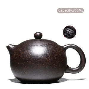 Yixing Purple Clay Teapot Famous Handmade Ball Hole Filter Xishi Tea Pot Chinese Authentic Zisha Tea Set Kettle Customized Gifts