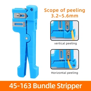 Fiber Cable Ribbon Stripper FTTH Fiber Optic Stripping 3.2~5.6mm Access Tool Kit Loose Buffer Tube Stripper