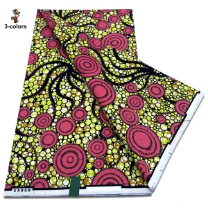 2025 Guaranteed Veritable Original African Wax Print Fabric Real Nigerian 100% Cotton Ankara Wax Fabric Soft Pagne Spuer Batik
