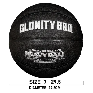 3/2.2LBS Weighted Heavy Training Basketball 29.5/28.5-Size7/6 Composite Aggravate Ball For Improving Passing And Dribbling Skill