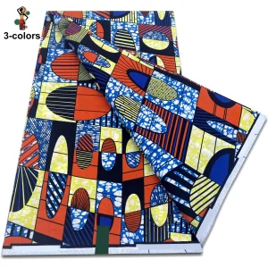 2025 Guaranteed Veritable Original African Wax Print Fabric Real Nigerian 100% Cotton Ankara Wax Fabric Soft Pagne Spuer Batik