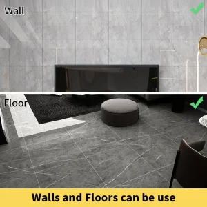 10/20pcs PVC Imitation Marble Floor Stickers Self-adhesive Wall Stickers Waterproof Bathroom Living room Moden Decoration Decals