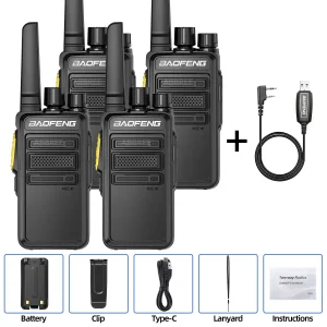 Baofeng BF-V12D GMSK Walkie Talkie Digital Copy Frequency HD Encrypted Call Noice Reduction Radio Two Way Radio BF-888S Upgrade