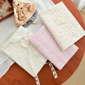 145x50cm 100% Cotton Lace Cutout Fabric Digital Printing Jacquard Floral Fabric, for Women Kids Clothing Sewing Cloth