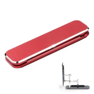 Folding Mini Metal Phone Holder Aluminum Alloy Back Stick Invisible Portable Bracket Universal Mobile Desktop Phone Bracket