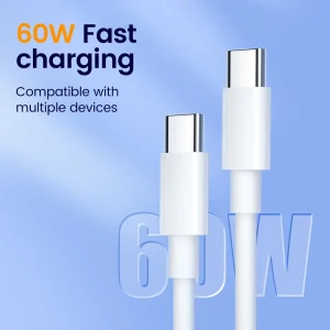 Olaf 30CM Short Cable PD60W Type C to Type C Cable Fast Charging For iPhone 15 Xiaomi Samsung Huawei Power BanK USB C Data Cable