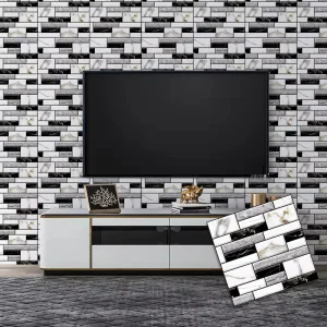10/20PCS Self-Adhesive Wall Pasted Waterproof Anti-Fouling Beautify Decorative Living Room Tv Background Wall