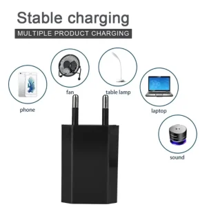 NNBILI 5/1Pcs Universal 5V 1A EU Plug USB Wall Charger For iPhone iPad Samsung Xiaomi Redmi Huawei Google Charger Power Adapter
