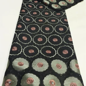 Nigerian Swiss Voile Lace Fabric with 3D Flower Applique And Stones Super Quality African Wedding Dress Lace 2026