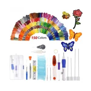 Magic DIY Hand Embroidery Pen Patch Knitting Sewing Tool Kit Punch Needle embroidery thread embroidery threads mulina hilos
