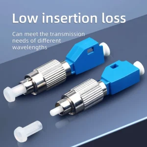 Fiber optic converter adapter round to small square connector coupler flange SC/FC/ST/LC male and female optical power meter