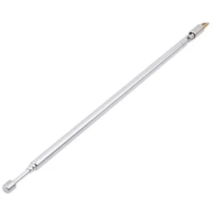 Replacement 60cm FM Antenna Radio Portable 6 Sections TV Telescopic Rotatable Aerial for