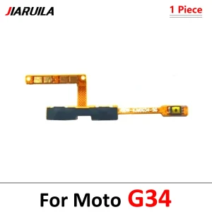 New Power On Off Volume Key Button Flex Cable For Motorola Moto G22 G32 G52 G62 G72 G82 G13 G23 G53 G73 G04 G14 G34 G54 G84 G42