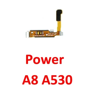 For Samsung A8 2018 A530 A530F Mobile Phone Housing On Off Key Power Volume Flex Cable For A8 Plus A8+ A730 A730F