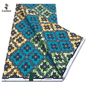 2025 Guaranteed Veritable Original African Wax Print Fabric Real Nigerian 100% Cotton Ankara Wax Fabric Soft Pagne Spuer Batik