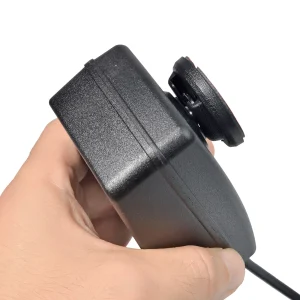 CB Microphone Holder,Round Knob Mic Holder Mount, Mobile Radio Mic Holder Clip with Adhesive Back for Portable Two Way Radios