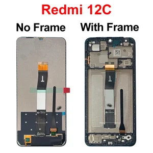 AAA+ IPS For Xiaomi Redmi 12C LCD Poco C55 Display 22120RN86I Touch Screen For Redmi 12 LCD Digitizer Assembly Replacement Parts